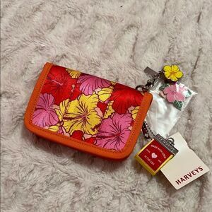 Harveys Floral Wallet - Red and Pink